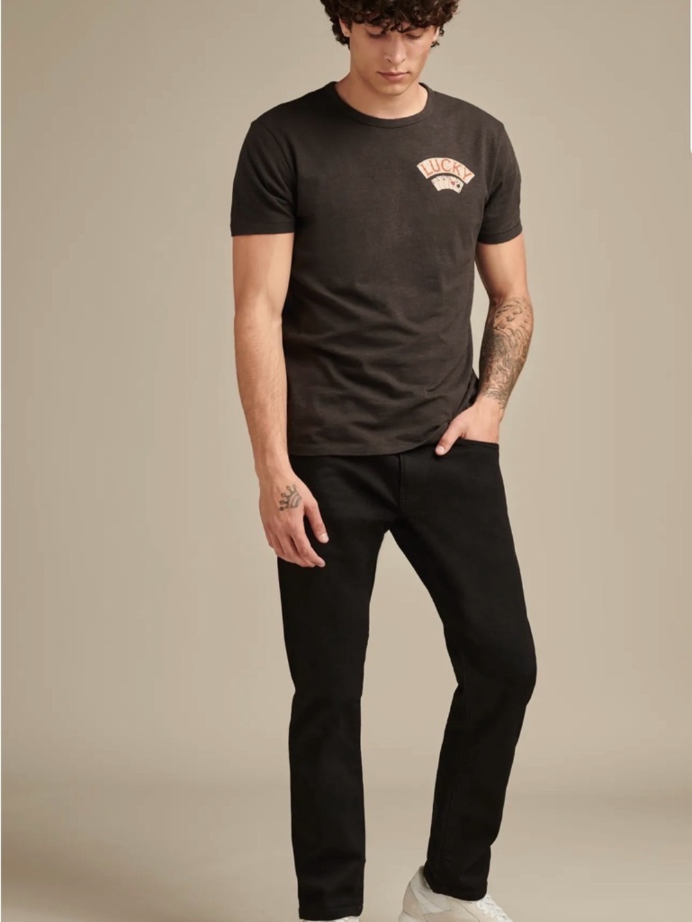Lucky Brand Men's 110 Slim Advanced Stretch Jean in Black